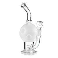 HEMPER - 7.5" Moonlit Sip - Full Moon Sand Blasted Water Pipe - [WP0921]
